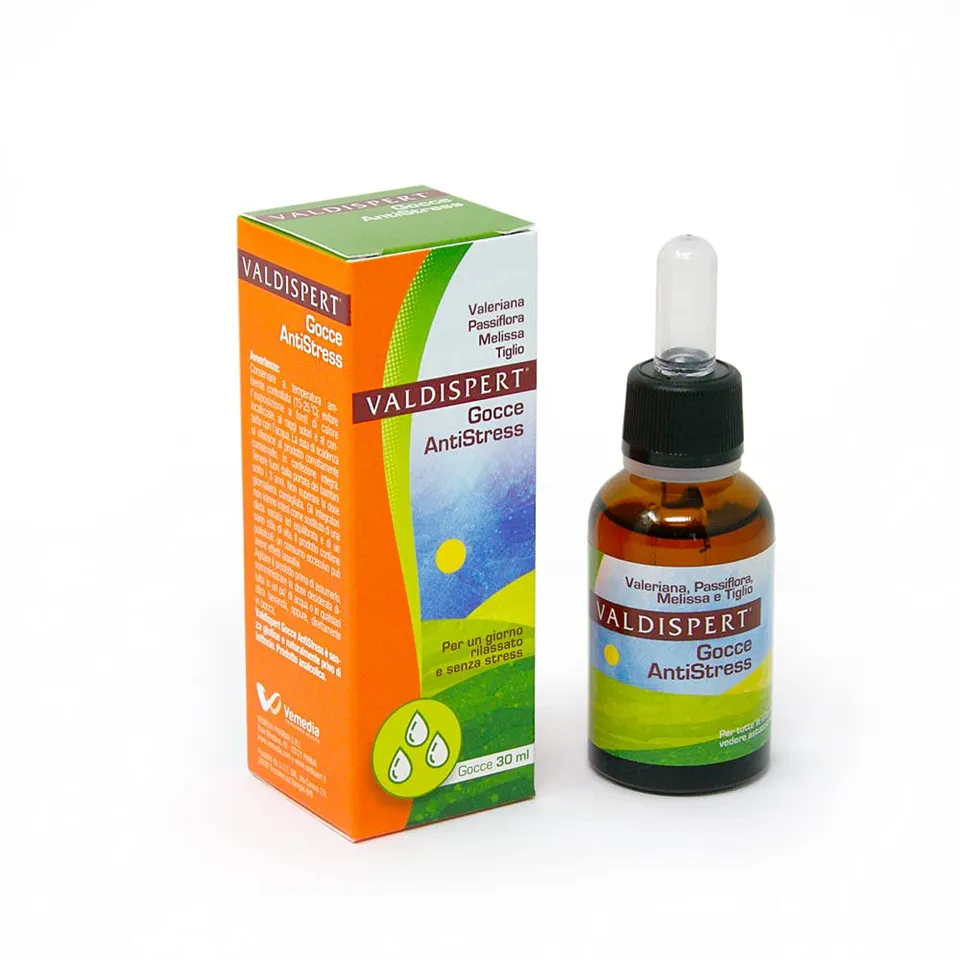 valdispert-gocce-antistress-integratore-rilassante-con-valeriana-30-ml image 1