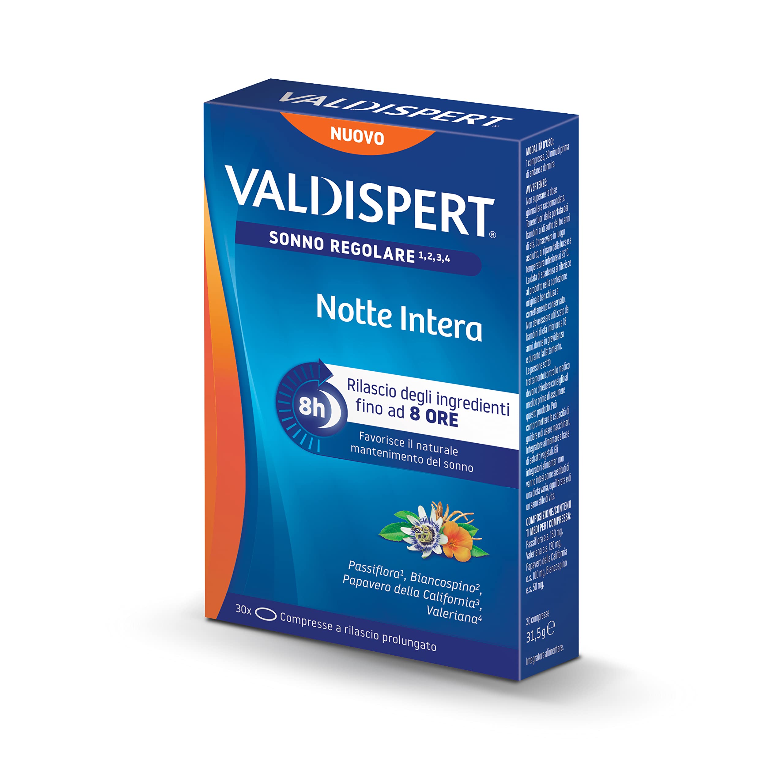 valdispert-notte-intera-integratore-sonno-30-compresse-a-rilascio-prolungato-8-o image 2