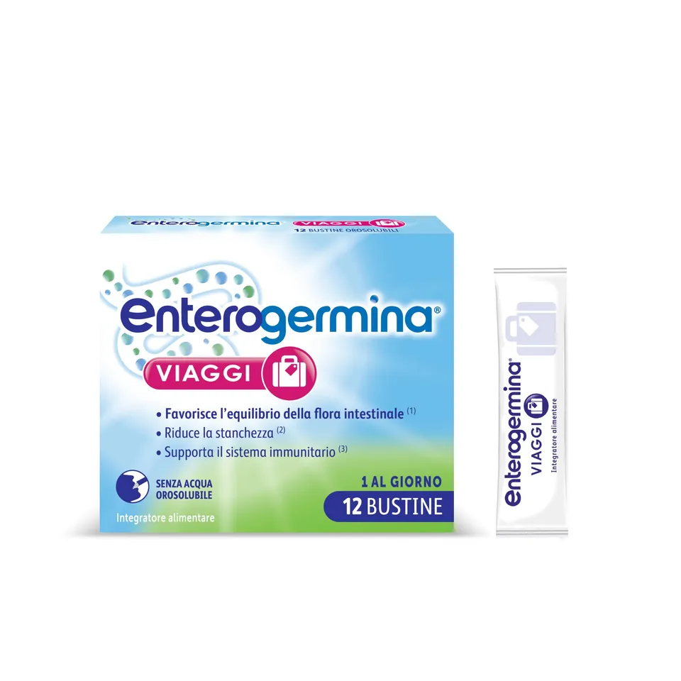 enterogermina-viaggi-probiotici-adulti-12-bustine-orosolubili-fragola image 1