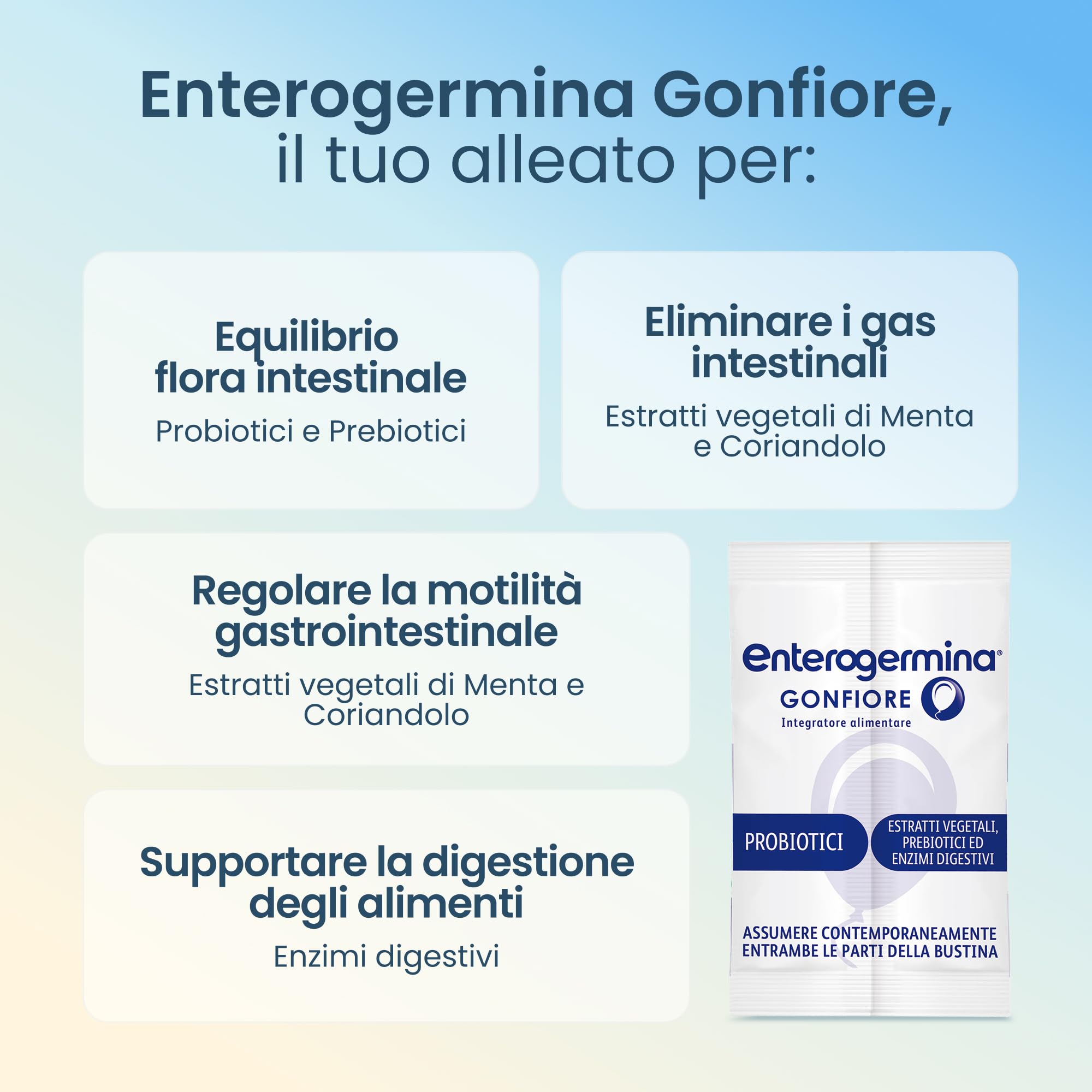 enterogermina-gonfiore-probiotici-e-prebiotici-20-bustine-pesca image 2