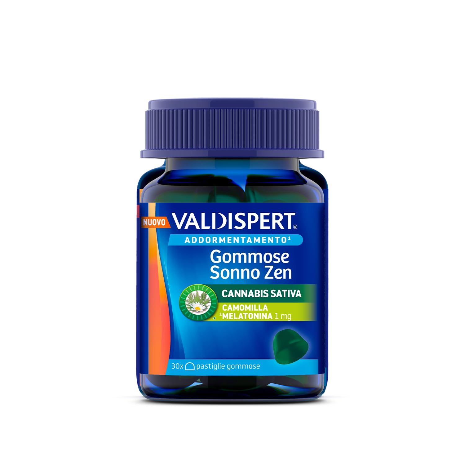 valdispert-gommose-sonno-rapido-melatonina-e-vitamina-b6-gusto-fragola-120-pasti image 5